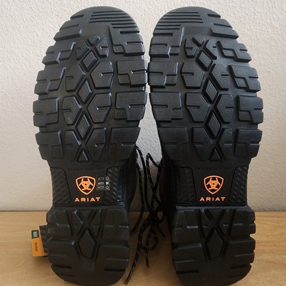 NEW Ariat Mens Treadfast 6" Steel Toe Waterproof Work Boots Dark Brown Size 12 - Picture 16 of 16